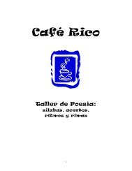 Cafe Rico Teaser student packet - Bravisimo.net