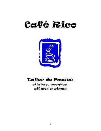 Cafe Rico Teaser student packet - Bravisimo.net