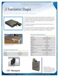 Z-Translation Stages_DSE (0711) - Newport Corporation