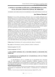 Castigo y justificaciÃ³n de la desobediencia civil en el Estado ...