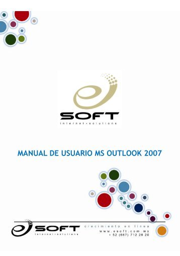 MANUAL DE USUARIO MS OUTLOOK 2007 - Ofimática para torpes