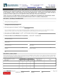 Architect License Application - Nebraska Board of Engineers and ...