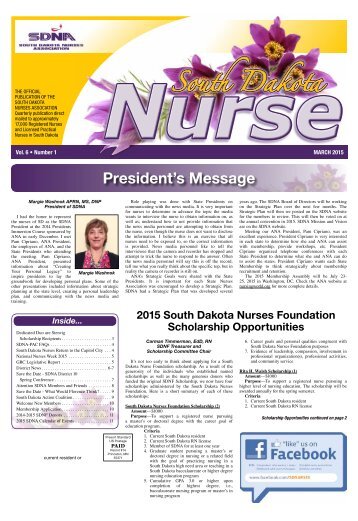 South Dakota Nurse - March 2015