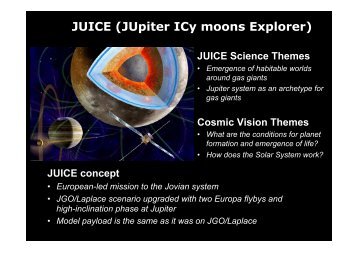 JUICE (JUpiter ICy moons Explorer)