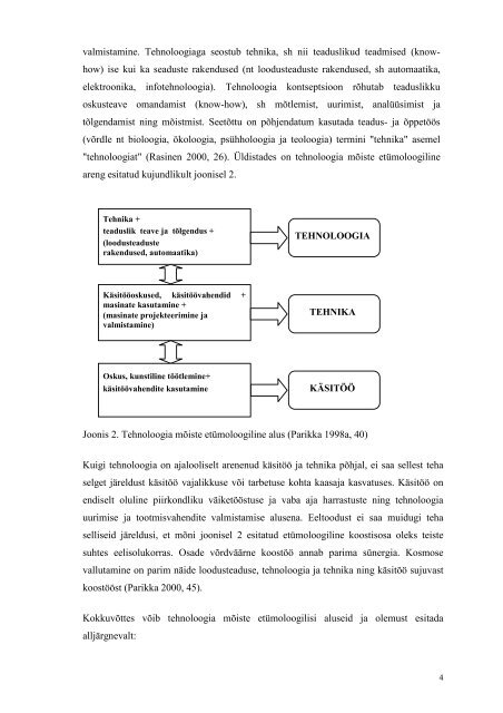 Töö- ja tehnoloogiaõpetuse seosed ja suundumused. - Eesti ...