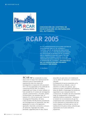 RCAR 2005 - Revista Cesvimap