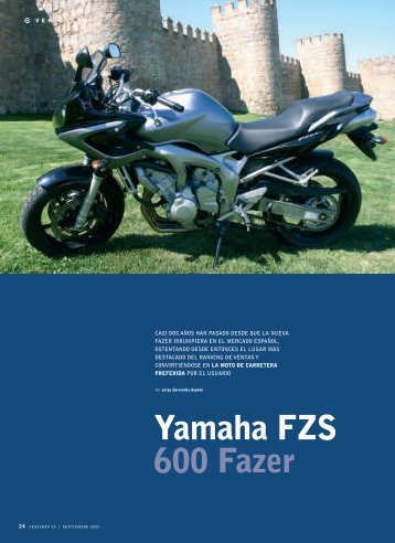 Yamaha FZS 600 Fazer - Revista Cesvimap