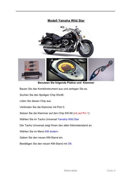 Modell Yamaha Wild Star Modell Yamaha Drag Star XVS 1100 ...