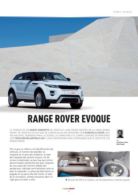 Range Rover Evoque - Revista Cesvimap
