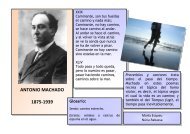 ANTONIO MACHADO 1875-1939 - Materiales de Lengua y Literatura