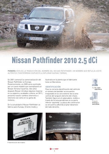 MAQUETA NISSAN RECTIFICADA ... - Revista Cesvimap