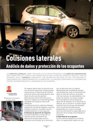 Colisiones laterales: AnÃ¡lisis de daÃ±os y protecciÃ³n de los ocupantes