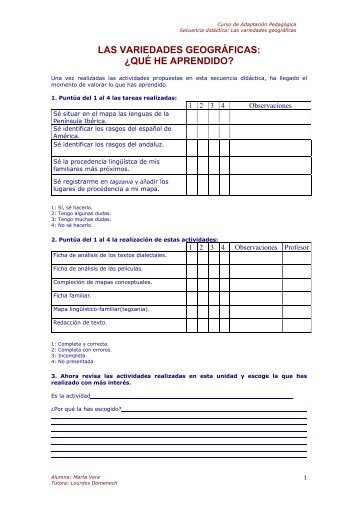 las variedades geogrÃ¡ficas - Materiales de Lengua y Literatura