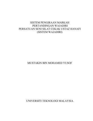 Download (263Kb) - Universiti Teknologi Malaysia