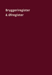 bryggeri- og ølregister