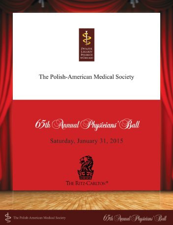 PAMS BALL 2015 - PROGRAM BOOK