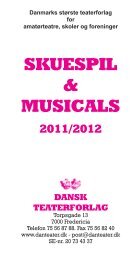 skuespil & musicals 2012/2013 dansk teaterforlag