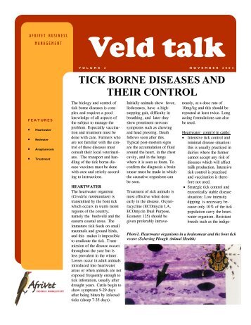 Tick borne diseases and their control.pdf - Afrivet