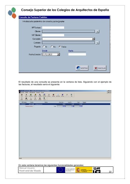 Manual de UsuarioARQ - COACV. Colegio Oficial de Arquitectos de ...