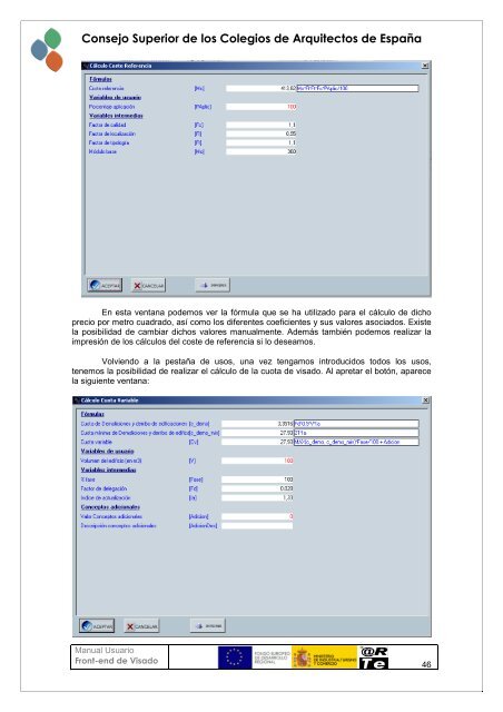 Manual de UsuarioARQ - COACV. Colegio Oficial de Arquitectos de ...