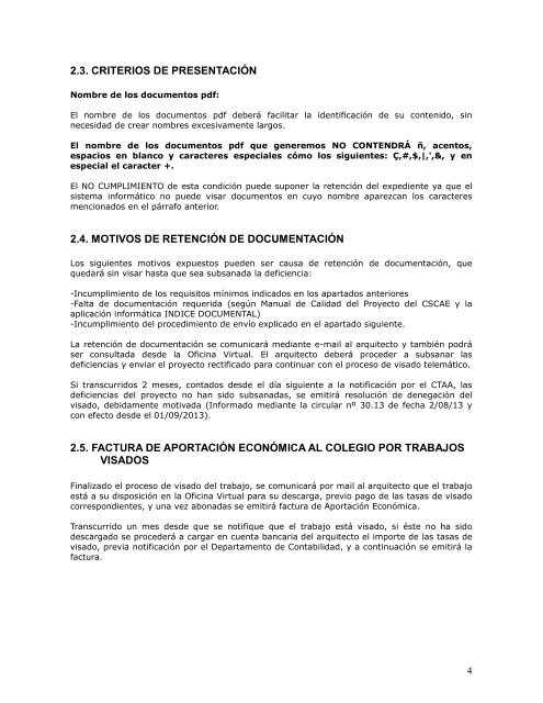 requisitos y normas para la utilizaciÃ³n - COACV. Colegio Oficial de ...