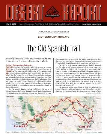 The Old Spanish Trail - Desertreport.org