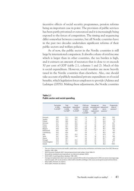 The Nordic Model - Embracing globalization and sharing risks