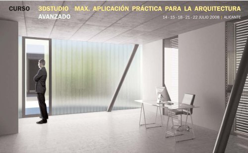 curso 3dstudio max. aplicaciÃ³n prÃ¡ctica para la arquitectura avanzado