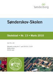 Skoleblad nr 13 marts 2010 - SÃ¸nderskov - Skolen, SÃ¸nderborg