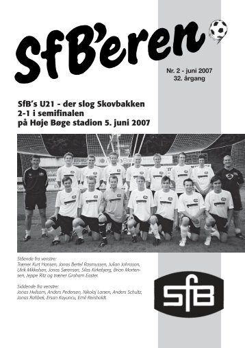 SfB's U21 - der slog Skovbakken 2-1 i semifinalen pÃ¥ HÃ¸je ... - DBU