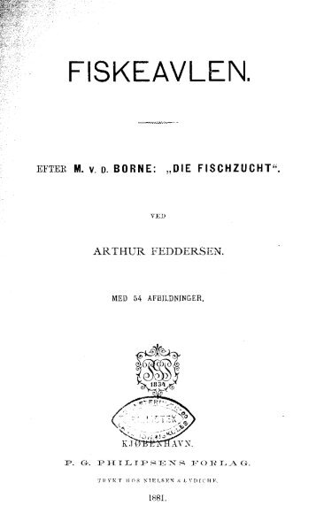 A. Feddersen, FISKEAVLEN, efter M. V. D. Borne ... - Runkebjerg.dk