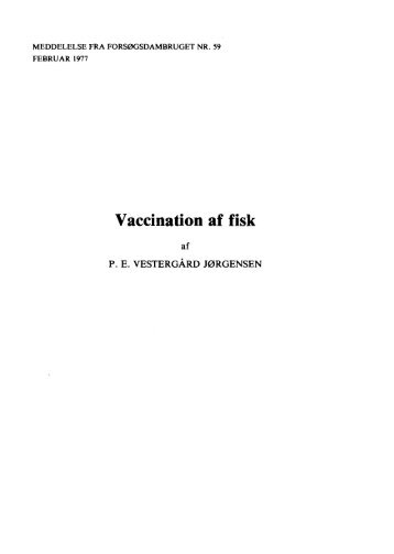 1977 Vaccination af fisk - Runkebjerg.dk