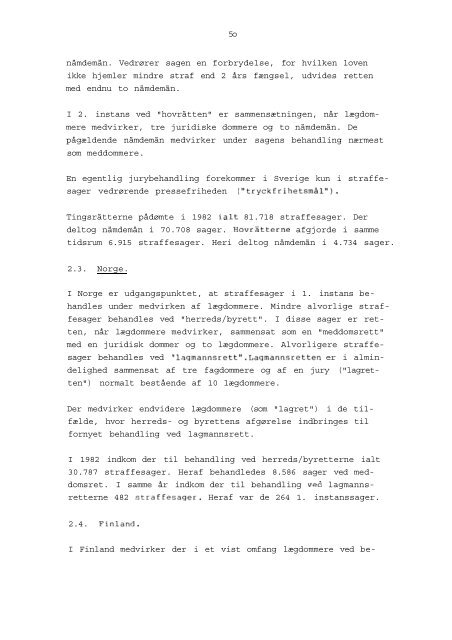 Betænkning om lægdommerordningen i straffesager m.v. - Krim