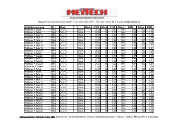 040 / 39 61 46 + Fax: 040 / 39 17 89 + E-Mail: info@meytech.de ...