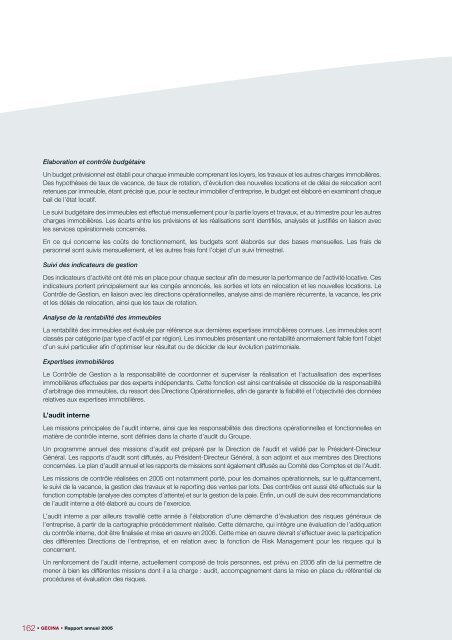 Gecina - Rapport annuel 2005