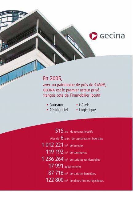 Gecina - Rapport annuel 2005