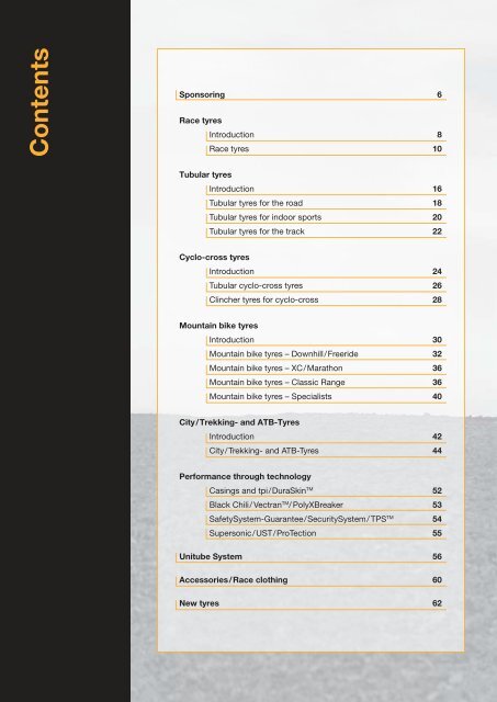 Bicycle Tyre Range | 2009 - Continental Tyre Group AG