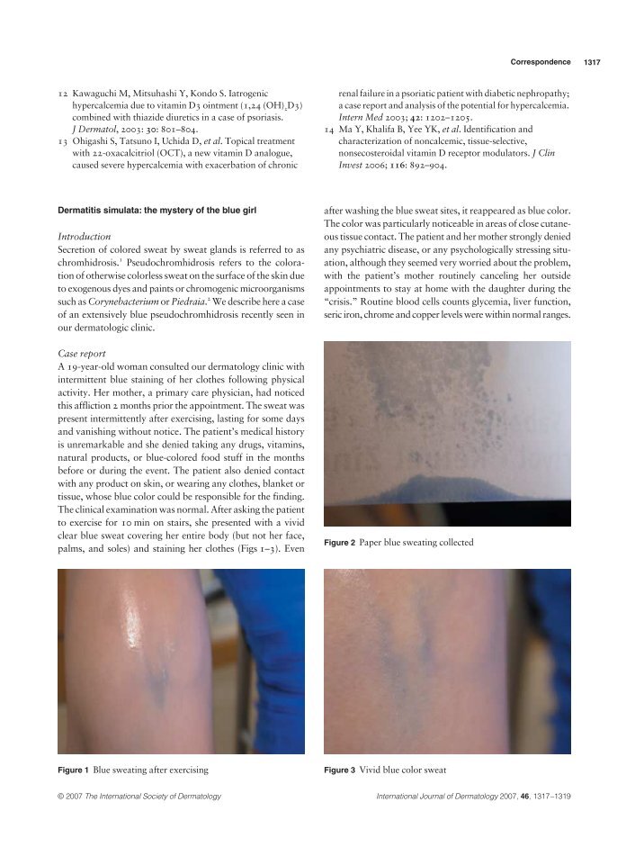 Chromhidrosis Magazines