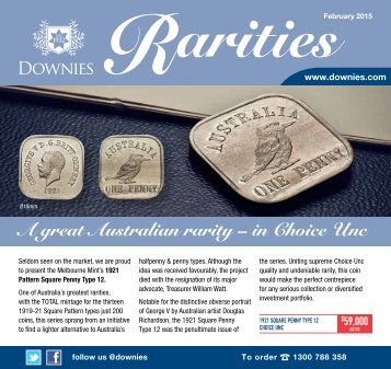 Downies Rarities - February 2015