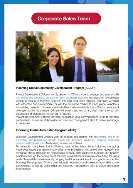 AIESEC in Melbourne Recruitment Booklet