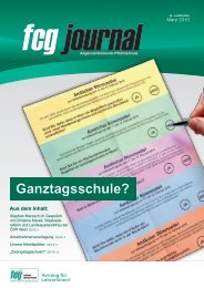 Ganztagsschule? - fcg - Fraktion Christlicher Gewerkschafter ...