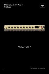 Vitalizer MK2-T Analog CodeÂ® Plug-in - Anleitung - Plugin Alliance