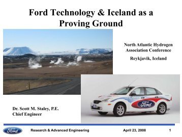 Ford Technology & Iceland as a Proving Ground