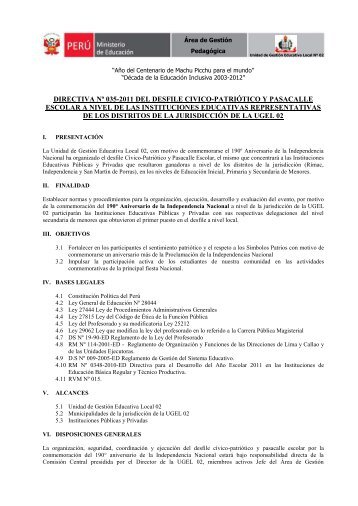 documento - Ugel 02