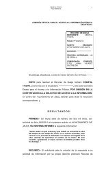 VISTO para resolver el Recurso de Queja nÃºmero CEAIP-Q