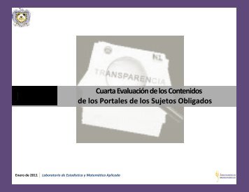 Cuarta EvaluaciÃ³n - Municipio de Zacatecas
