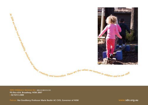 SDN Children's Services Inc. Annual Report 2010