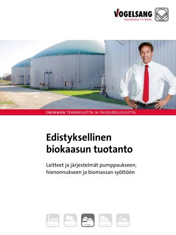 Edistyksellinen biokaasun tuotanto