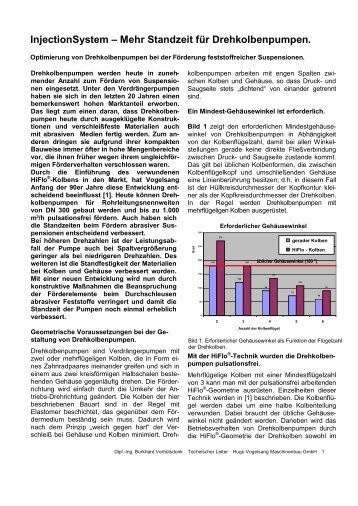 InjectionSystem âMehr Standzeit fÃ¼r Drehkolbenpumpen.