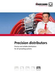 Precision distributors - Vogelsang